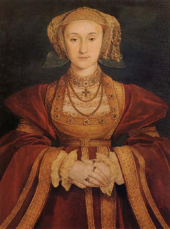 Anne de Cleves reine d'Angleterre,quatrieme epouse d'Henri VIII, Hans Holbein